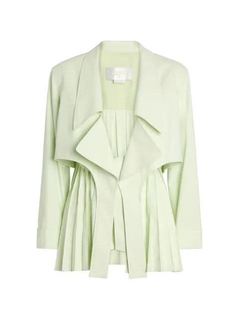 pleated cropped jacket by GENNY