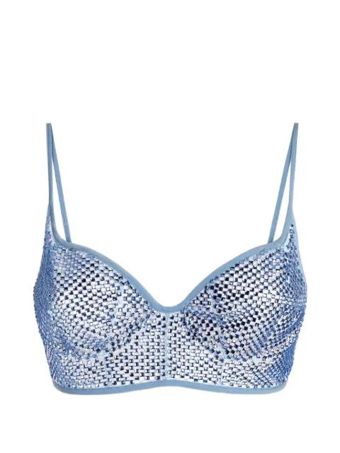 rhinestone-embellished top by GENNY