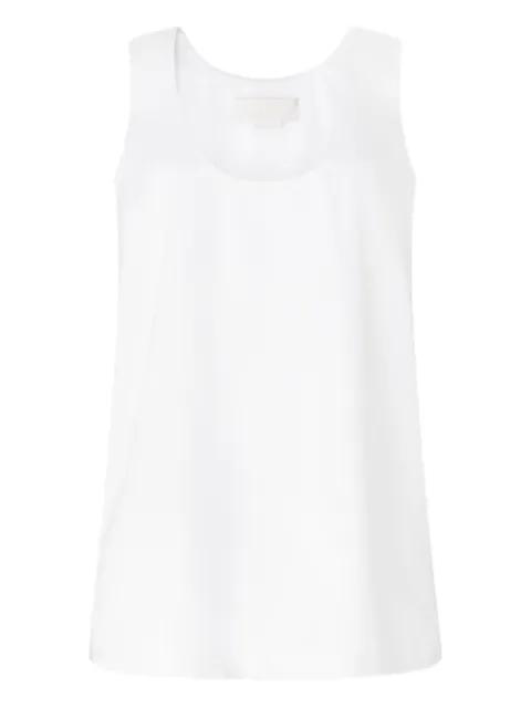 scoop-neck side-slit top by GENNY