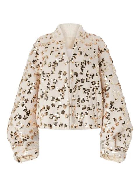 sequin-embellished jacket by GENNY