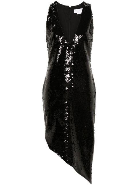 sequin-embellished midi dress by GENNY