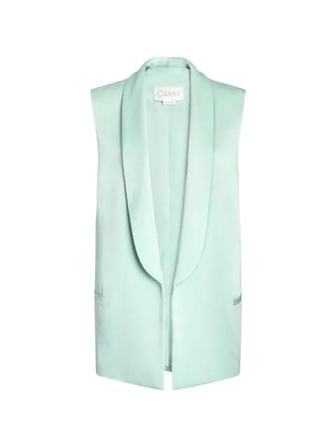shawl-collar waistcoat by GENNY