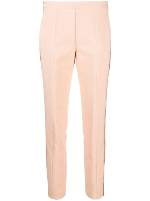 tailored-cut tapered-leg trousers by GENNY