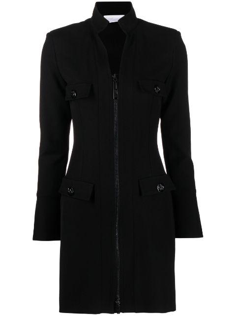 zip-up tailored minidress by GENNY