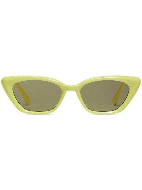 Terra Cotta Y7 logo-plaque sunglasses by GENTLE MONSTER