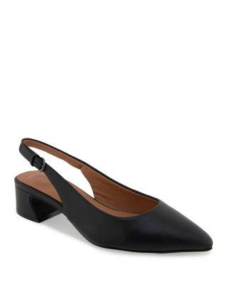 Women's Georgia Pointed Toe Slingback Block Heel Pumps by GENTLE SOULS BY KENNETH COLE
