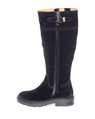 Women's Wheron Black Suede Tall Boots by GENTLE SOULS BY KENNETH COLE