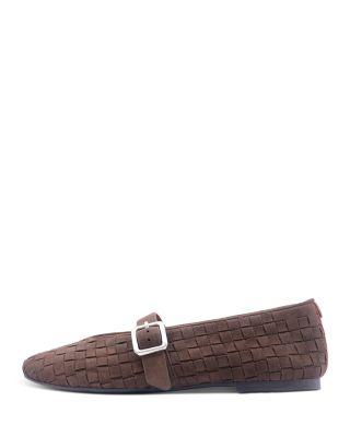 Women's Winifred Woven Suede Ballerina Flats by GENTLE SOULS BY KENNETH COLE
