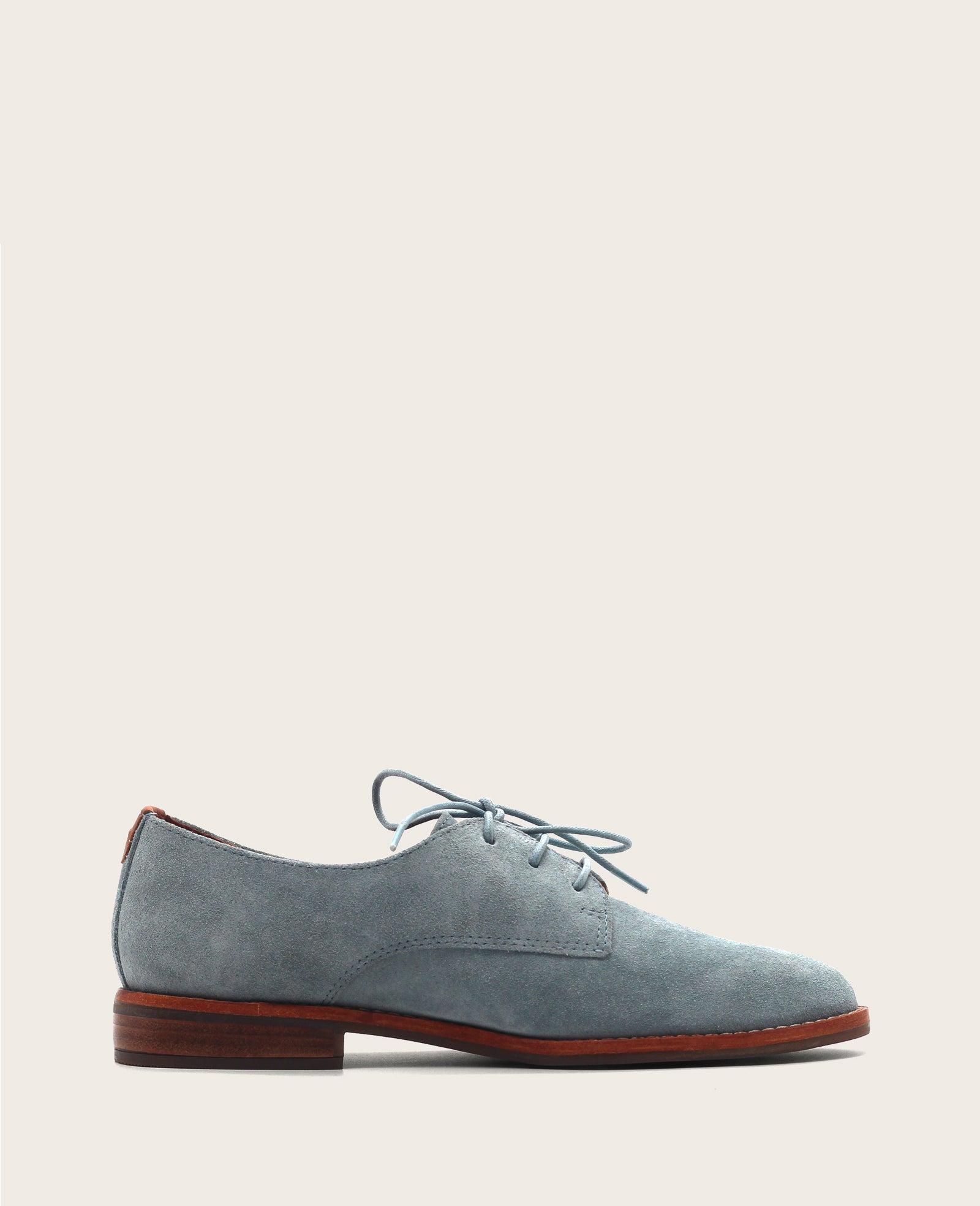 Gentle Souls - Aronson Suede Lace Up Oxford Shoe by GENTLE SOULS