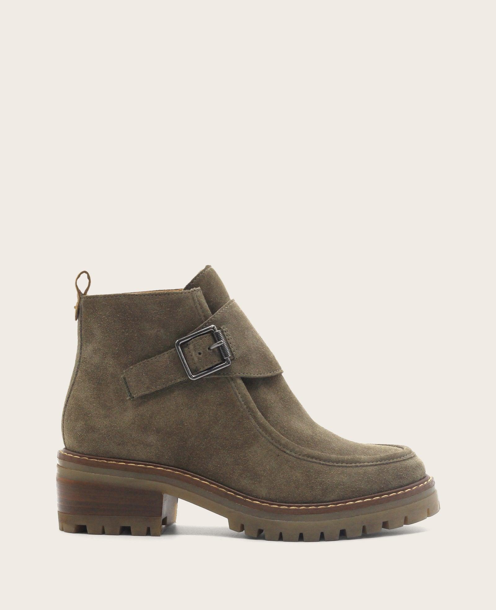 Gentle Souls - Baden Suede Buckle Boot by GENTLE SOULS