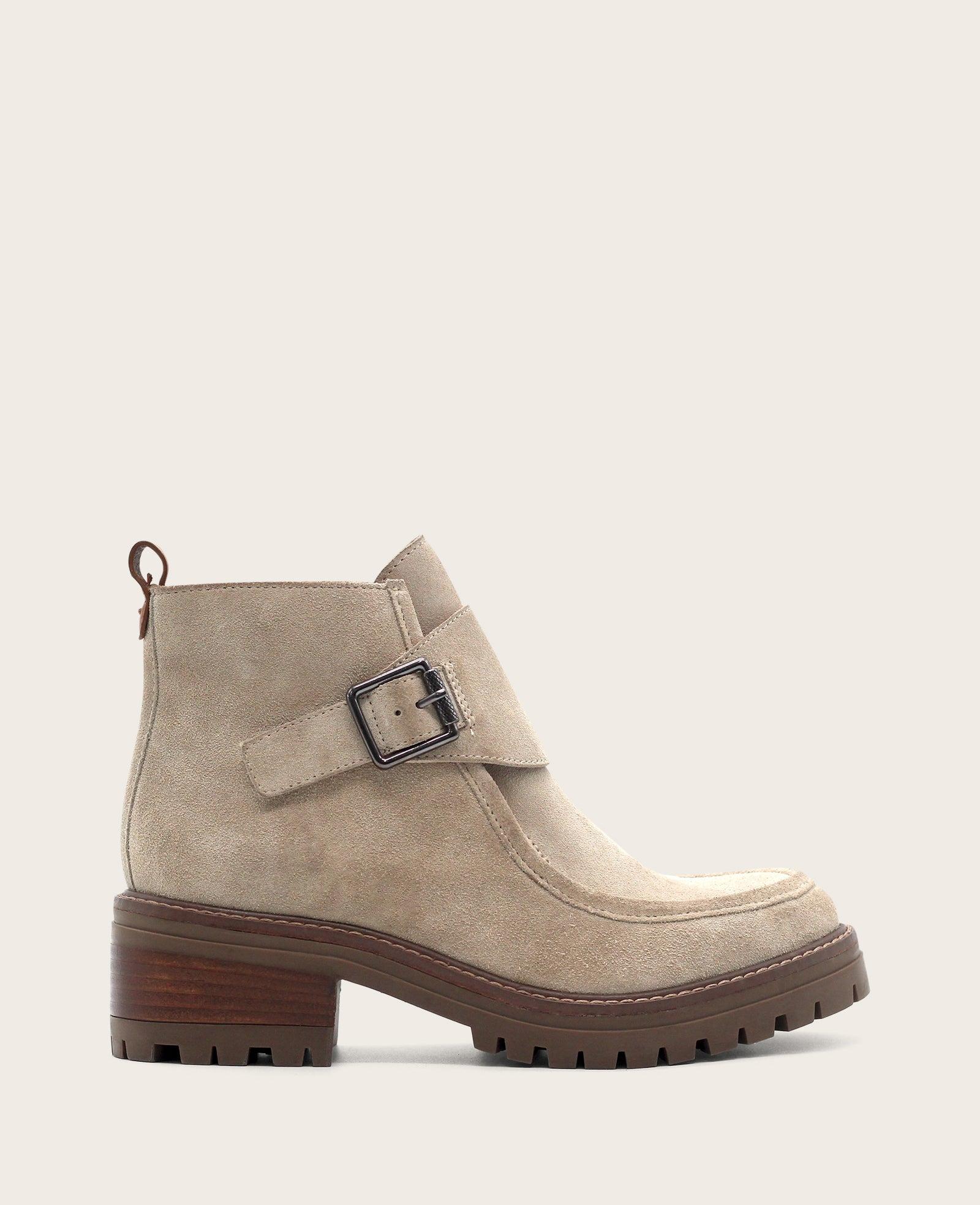 Gentle Souls - Baden Suede Buckle Boot by GENTLE SOULS Gentle Souls - Baden Suede Buckle Boot by GENTLE SOULS
