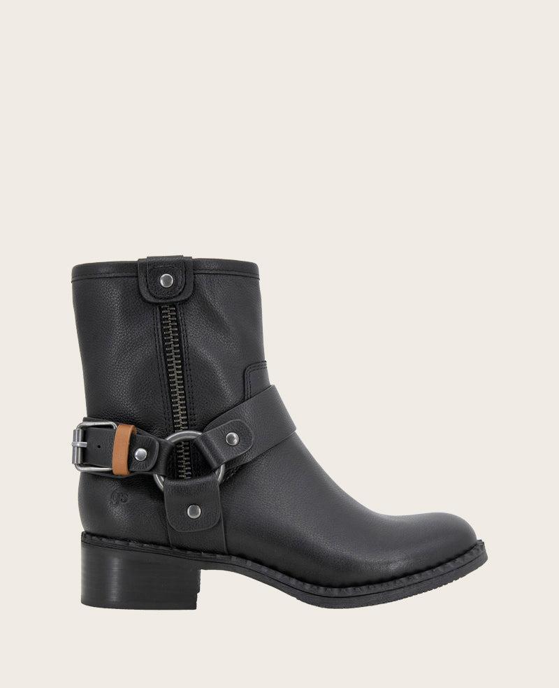 Gentle Souls - Barker Leather Moto Boot by GENTLE SOULS