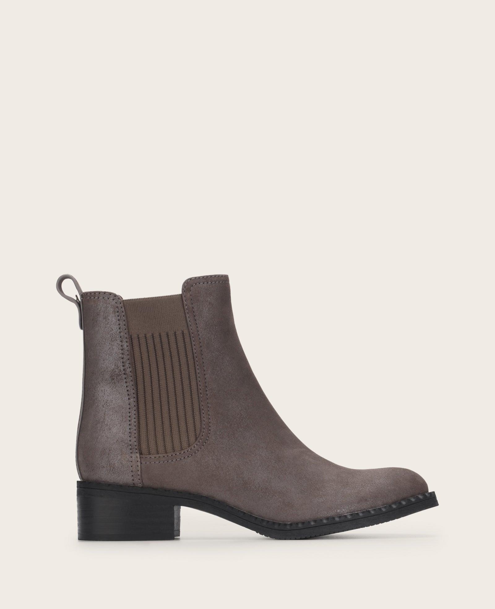 Gentle Souls - Best Suede Elastic Bootie by GENTLE SOULS