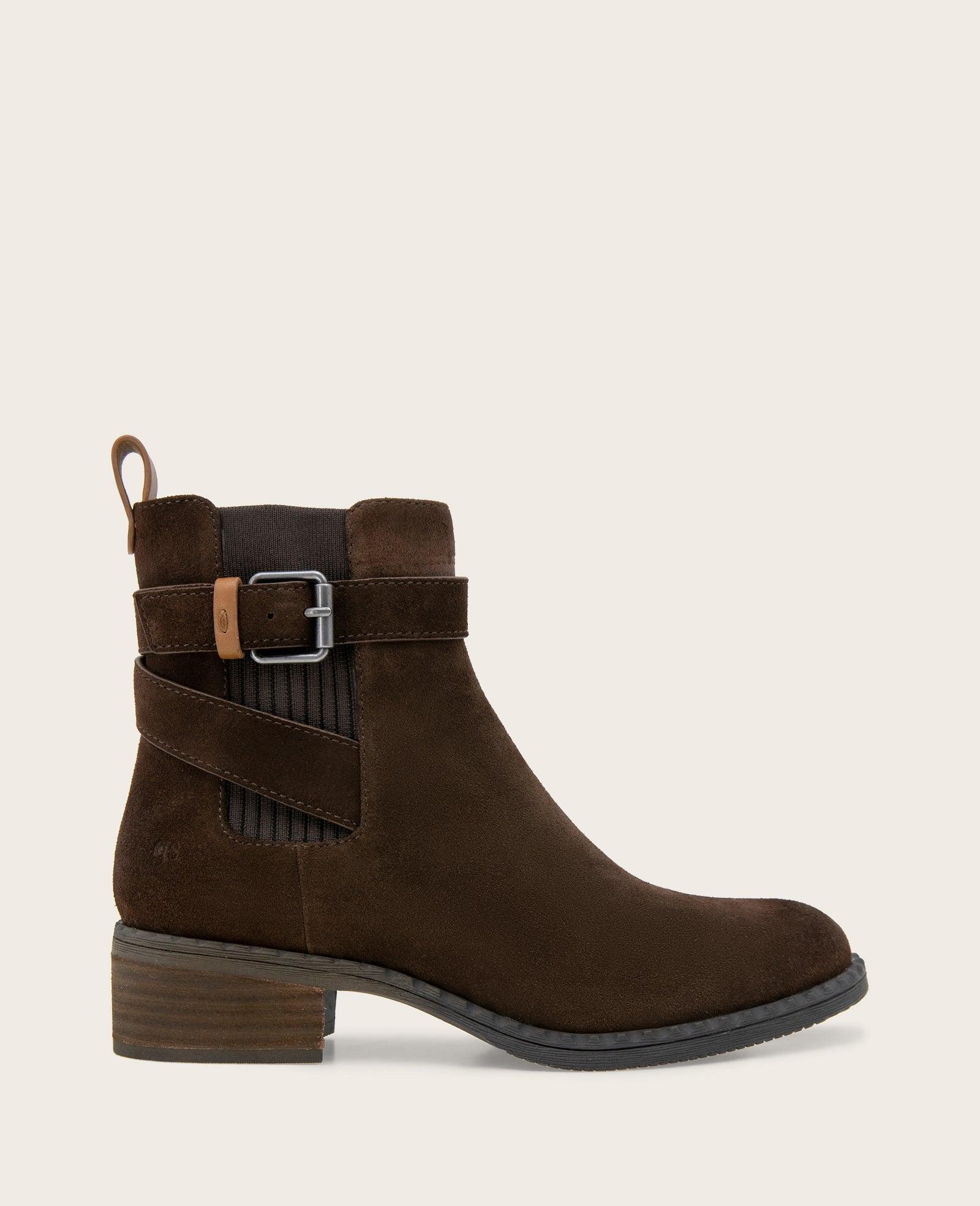 Gentle Souls - Bolton Suede Side Zip Boot by GENTLE SOULS