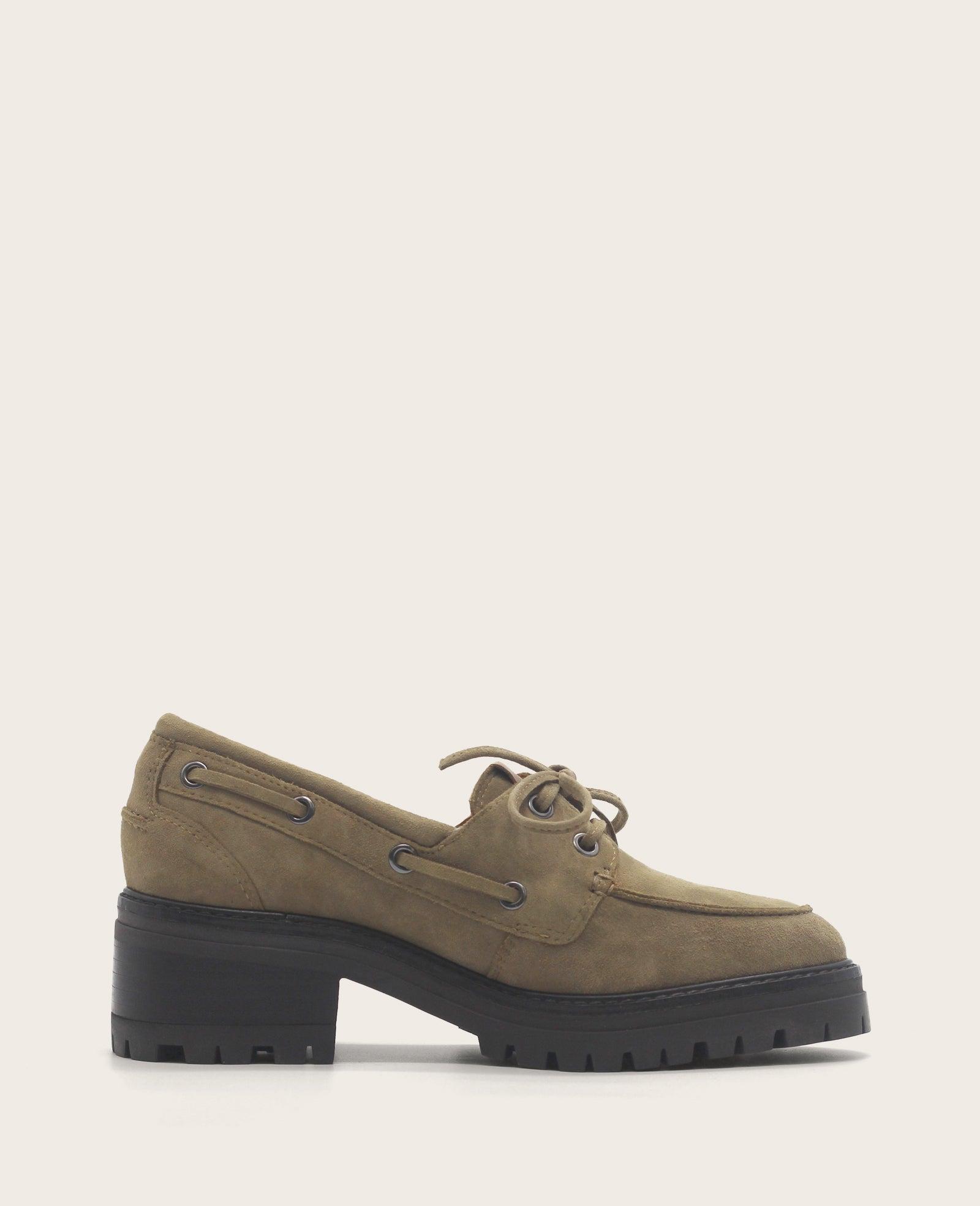 Gentle Souls - Brigly Suede Lug Boat Shoe by GENTLE SOULS