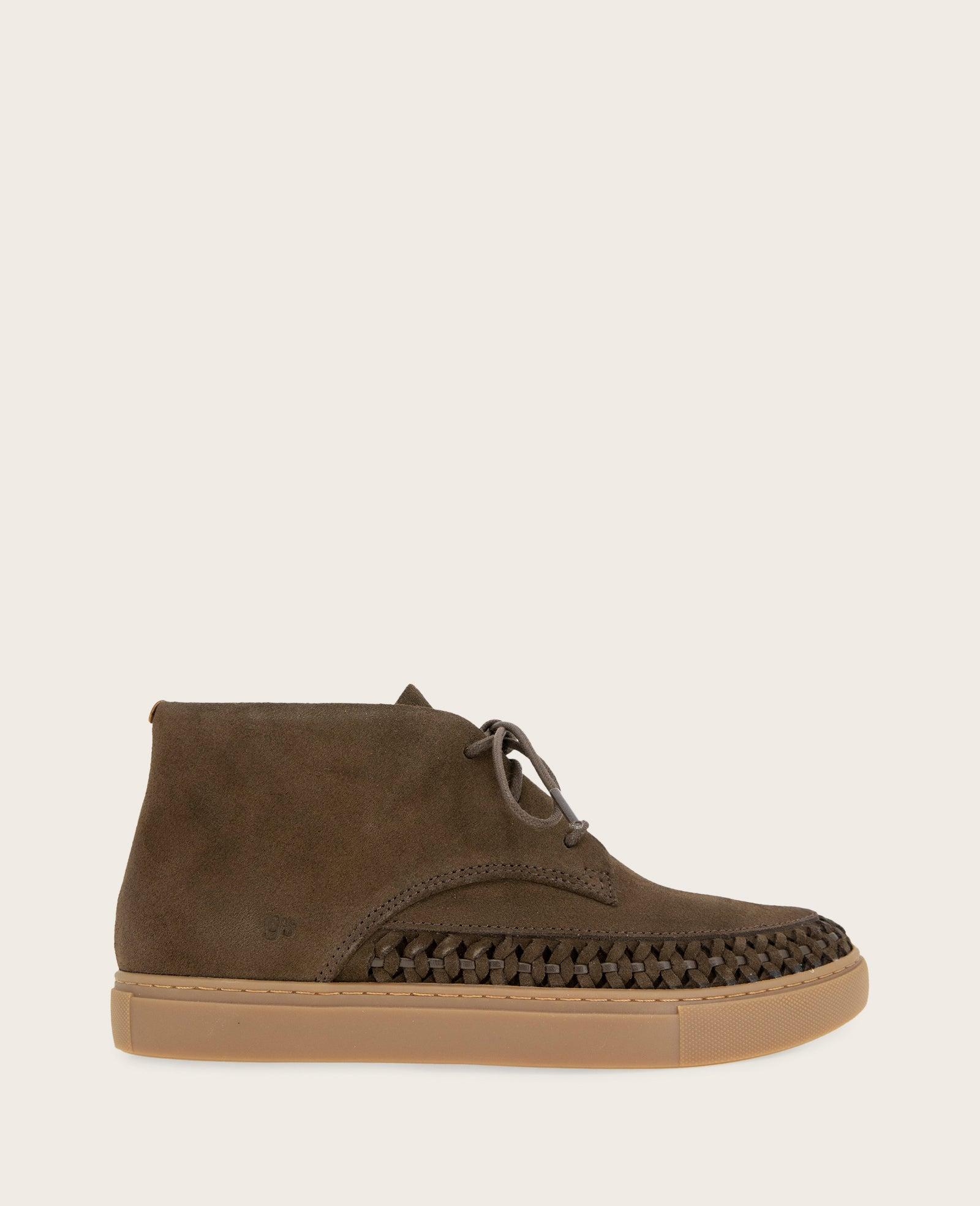Gentle Souls - Cacti Suede Braid Detail Sneaker Bootie by GENTLE SOULS