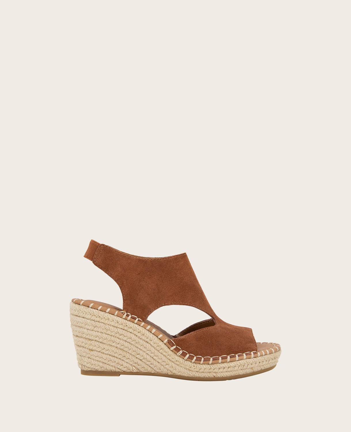 Gentle Souls - Cody Suede Espadrille Wedge by GENTLE SOULS