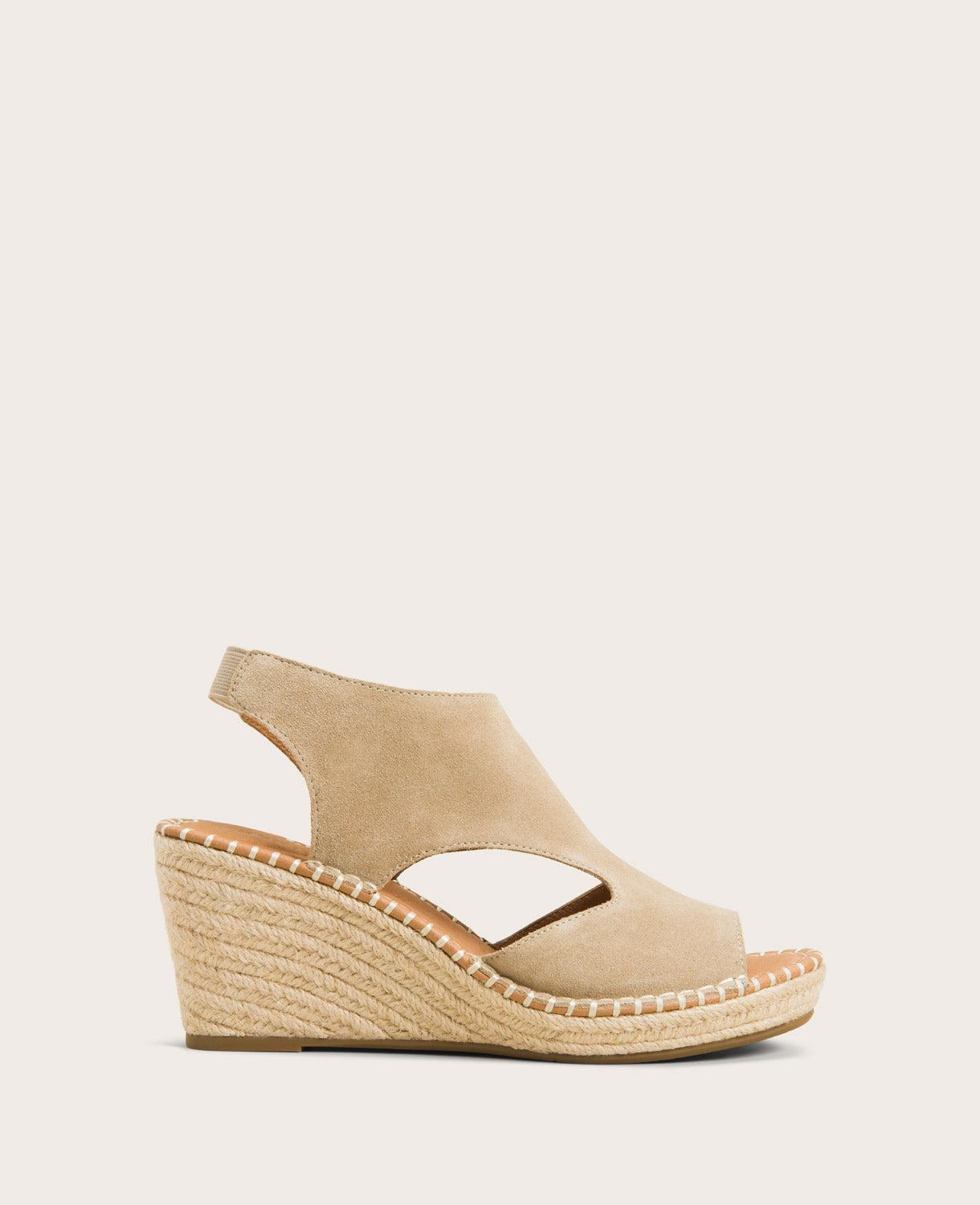 Gentle Souls - Cody Suede Espadrille Wedge by GENTLE SOULS