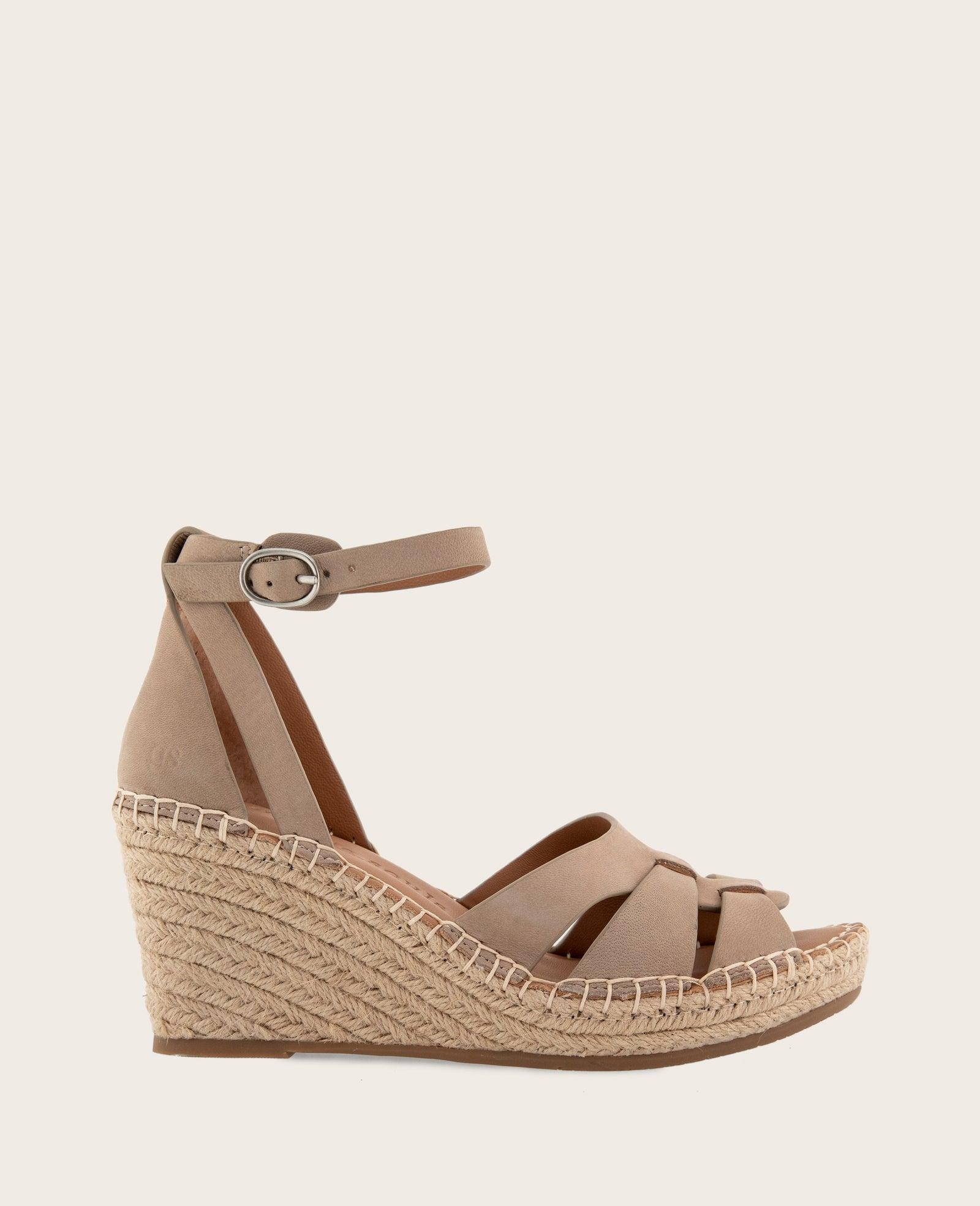 Gentle Souls - Coolie Nubuck Espadrille Wedge by GENTLE SOULS