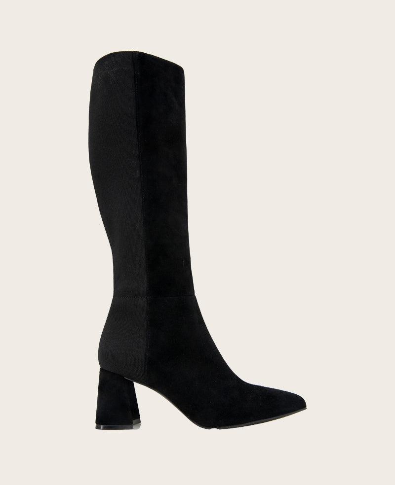 Gentle Souls - Dionne Suede Elastic Heel Boot by GENTLE SOULS