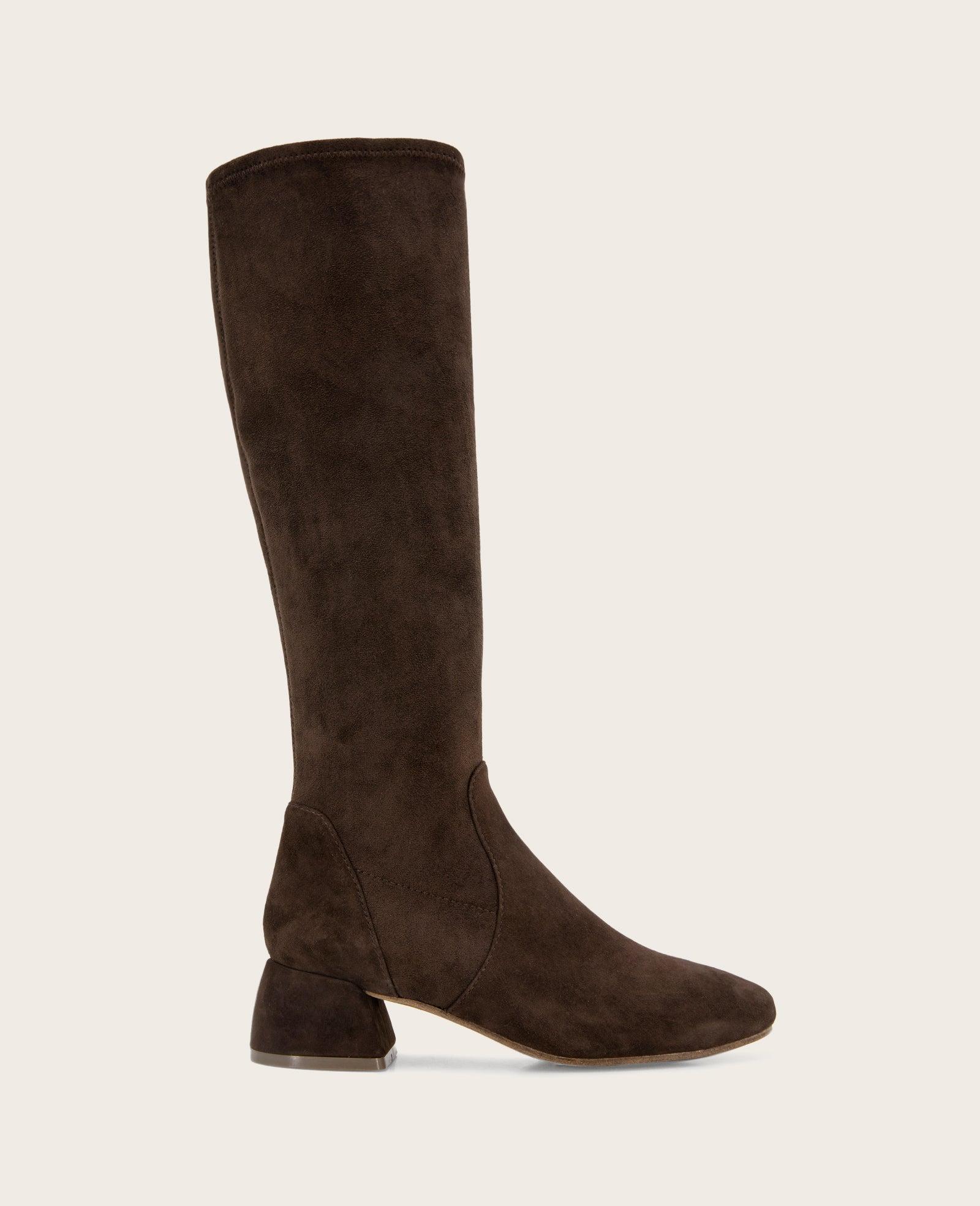Gentle Souls - Emily Micro Suede Stretch Boot With Wide Calf by GENTLE SOULS