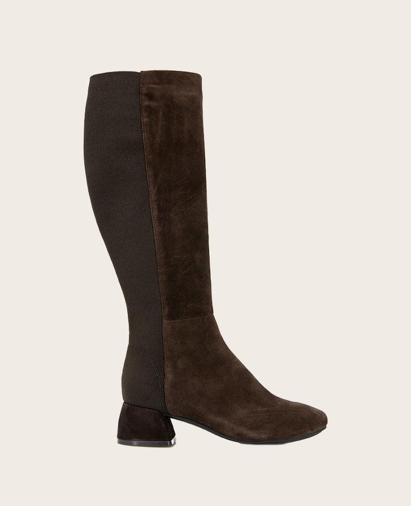 Gentle Souls - Emily Tall Suede Elastic Boot by GENTLE SOULS