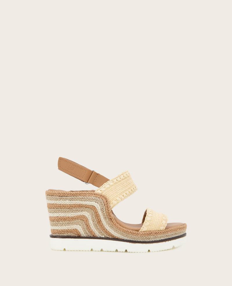 Gentle Souls - Evora Textile Espadrille Wedge by GENTLE SOULS