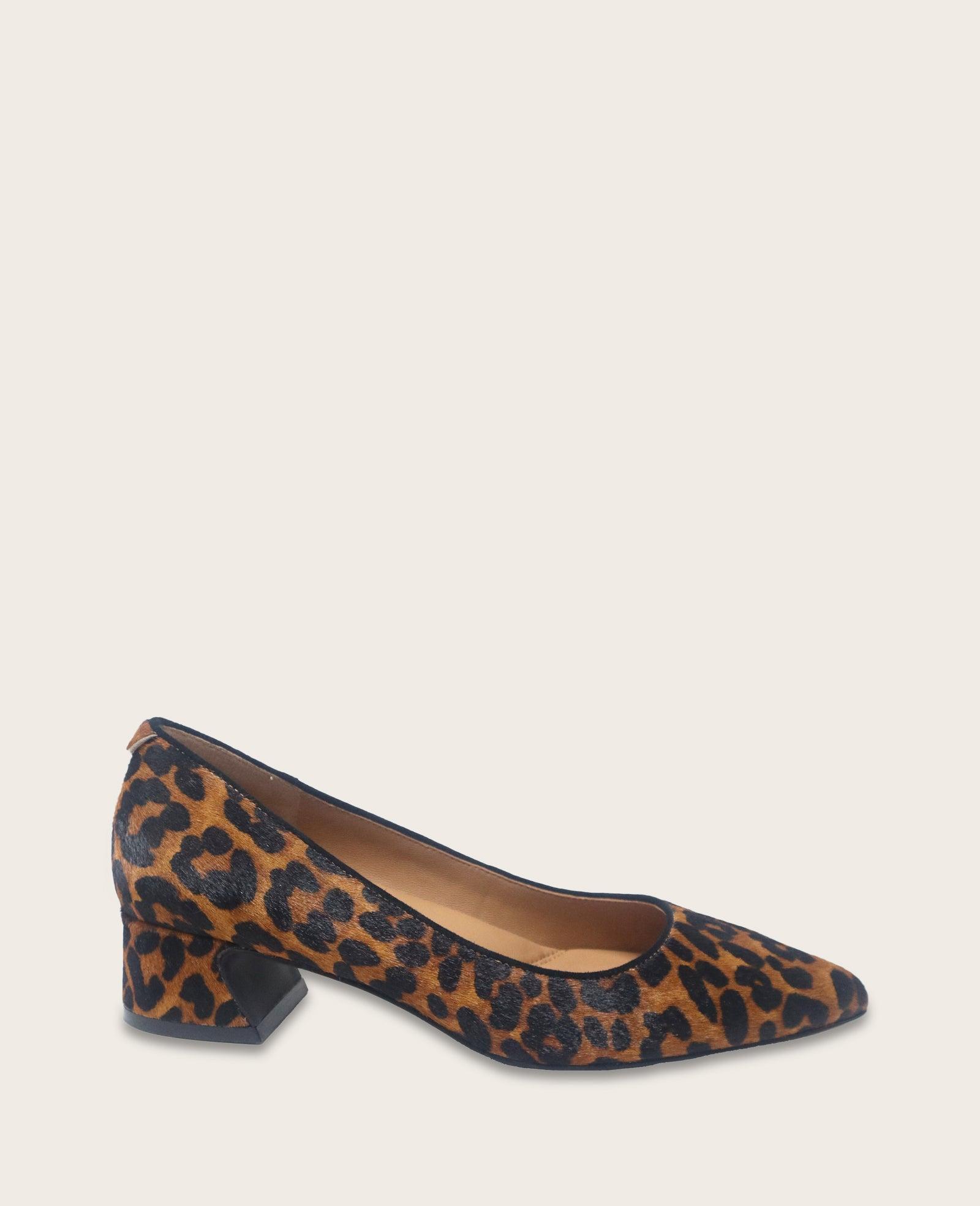 Gentle Souls - Gardena Leopard Calf Hair Pump by GENTLE SOULS