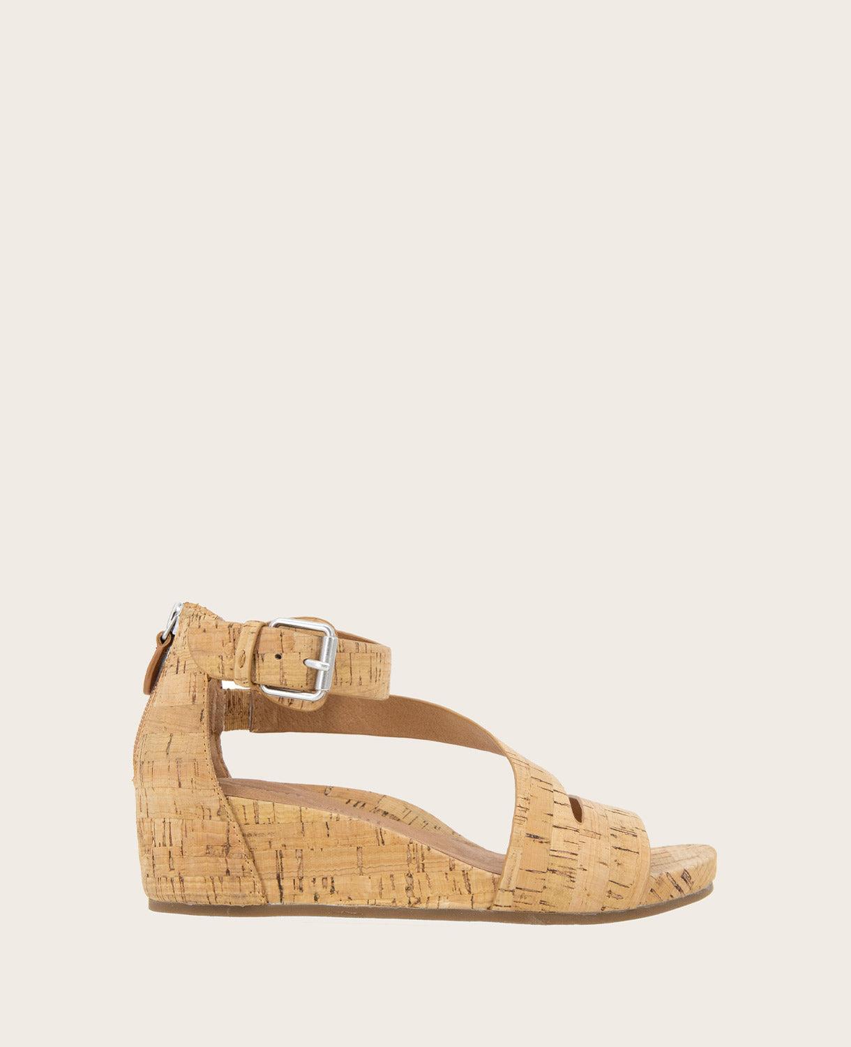 Gentle Souls - Gwen Cork Wedge Sandal by GENTLE SOULS