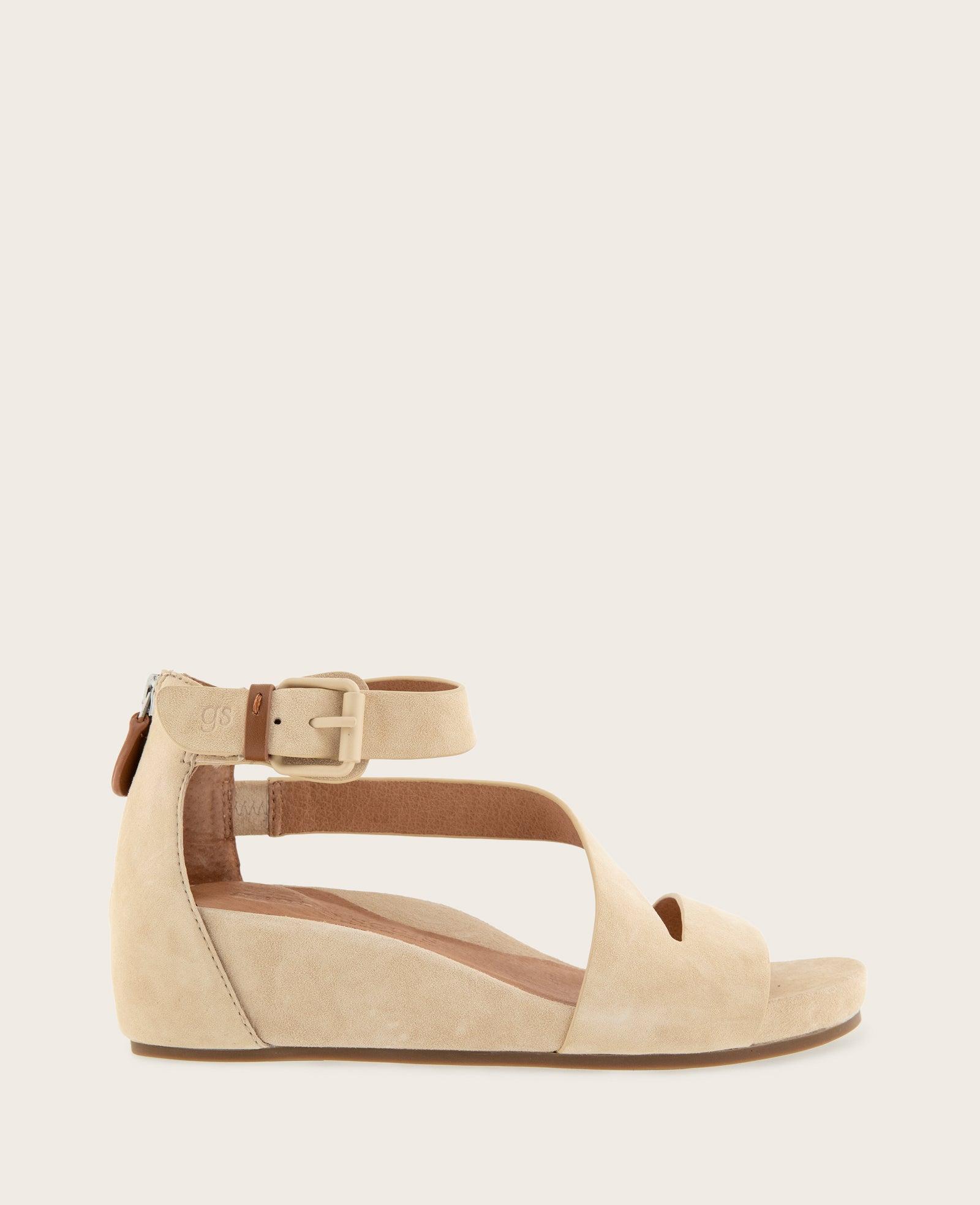 Gentle Souls - Gwen Suede Wedge Sandal by GENTLE SOULS