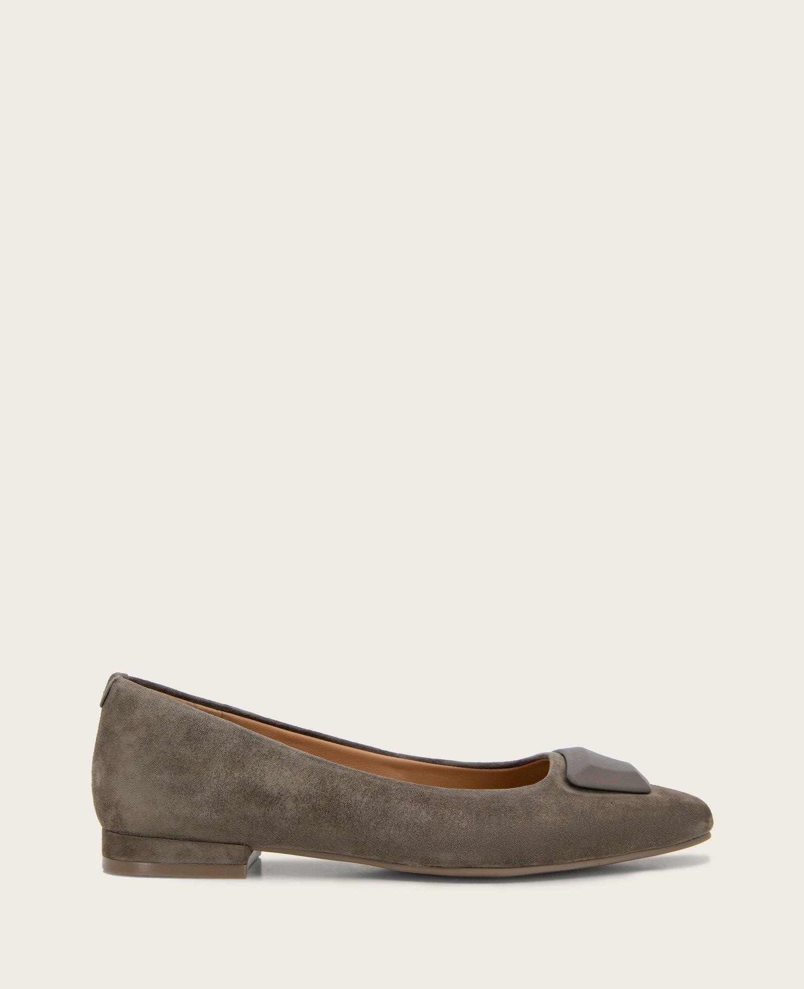 Gentle Souls - Hanette Suede Flat by GENTLE SOULS