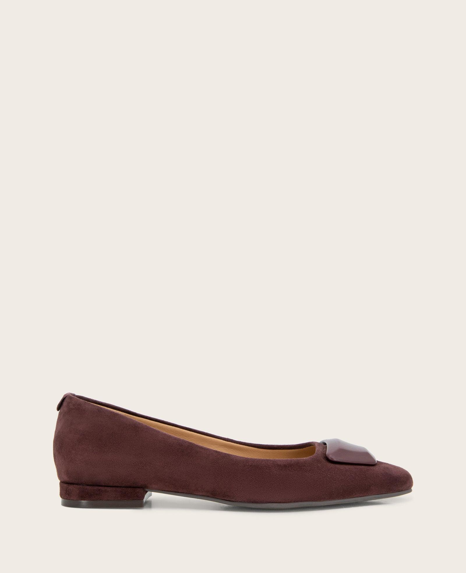 Gentle Souls - Hanette Suede Flat by GENTLE SOULS