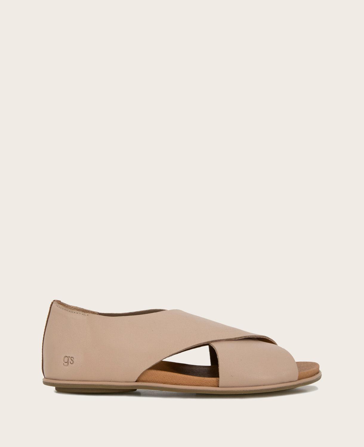 Gentle Souls - Laniey X-Band Leather Sandal by GENTLE SOULS