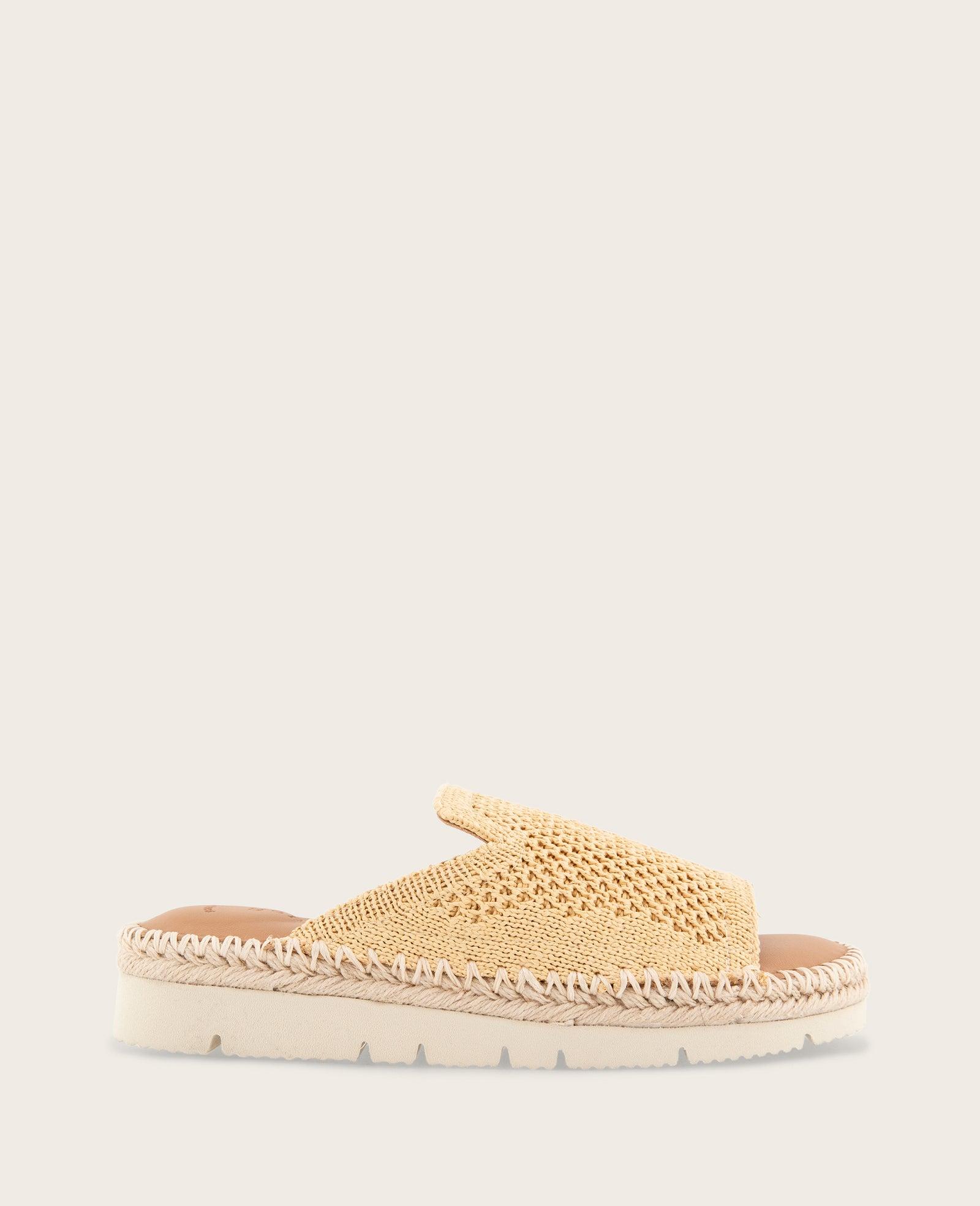 Gentle Souls - Leilani Knit Platform Slip On Sandal by GENTLE SOULS