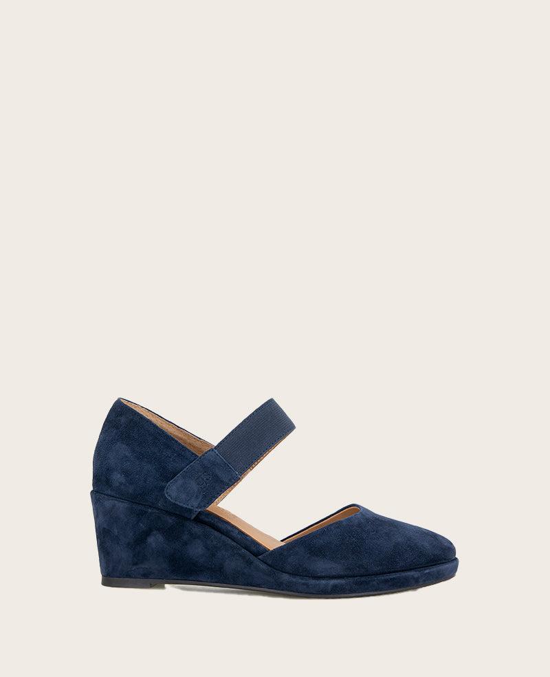 Gentle Souls - Oriana Suede Wedge by GENTLE SOULS