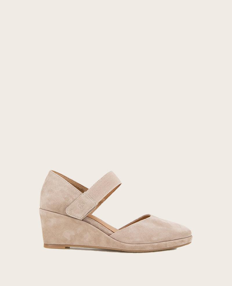 Gentle Souls - Oriana Suede Wedge by GENTLE SOULS