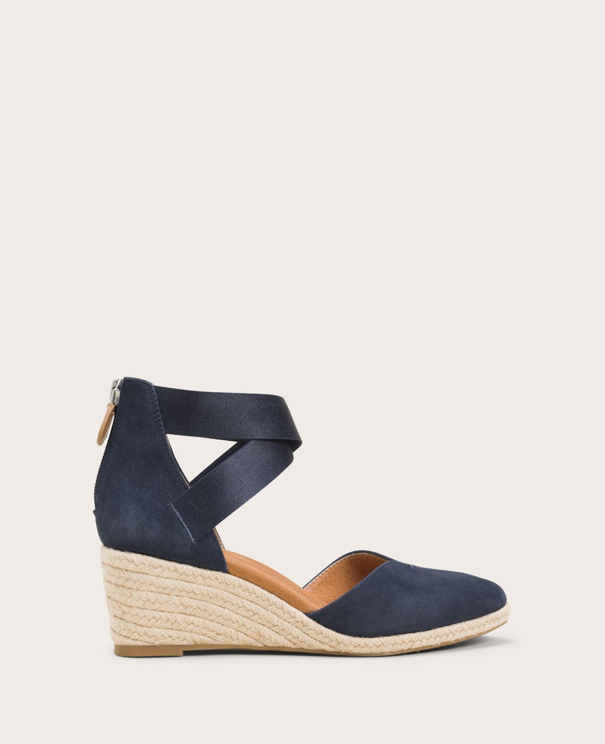 Gentle Souls - Orya Leather Espadrille Wedge by GENTLE SOULS