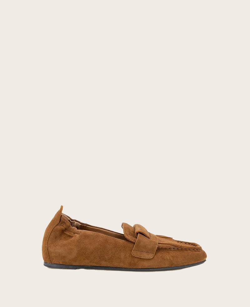 Gentle Souls - Scotty Tassel Suede Loafer by GENTLE SOULS