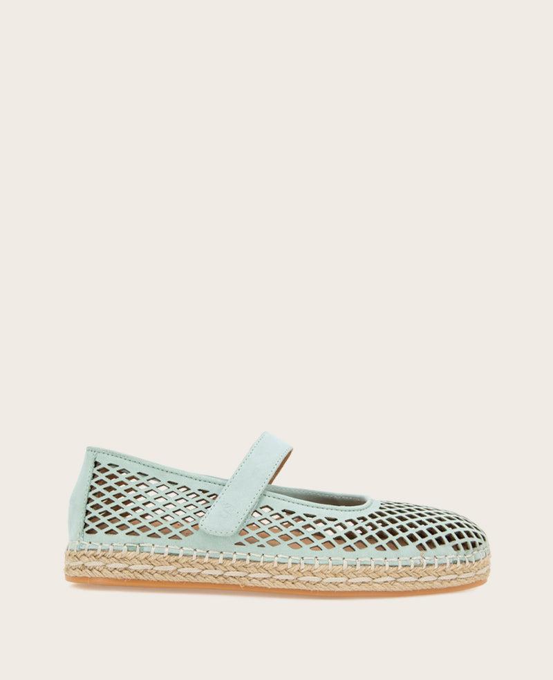 Gentle Souls - Sienna Fish Net Mary Jane Espadrille by GENTLE SOULS