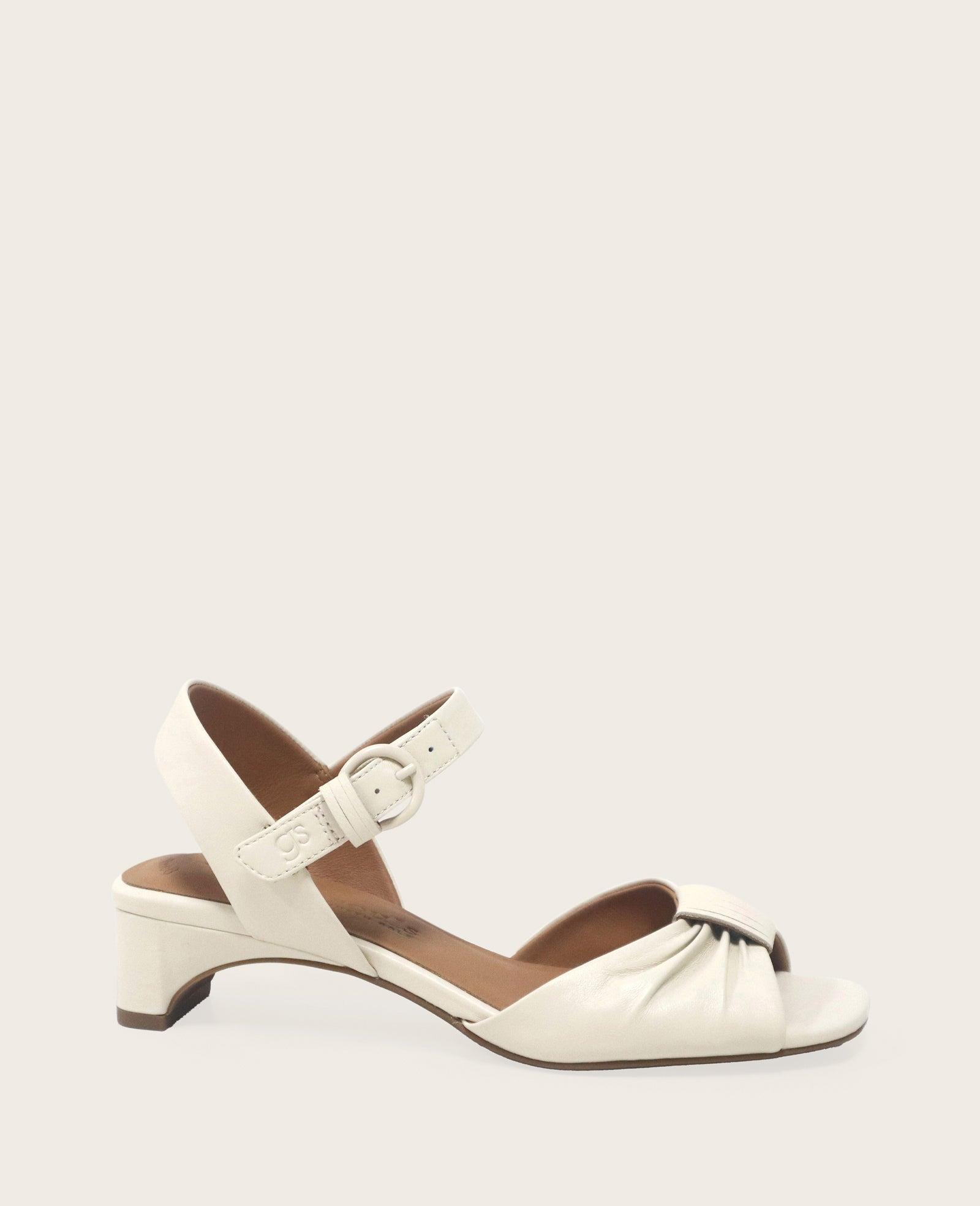 Gentle Souls - Sorae Leather Open Toe Heeled Sandal by GENTLE SOULS
