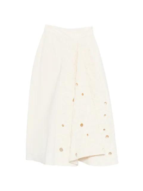 appliqué midi skirt by GENTRY PORTOFINO