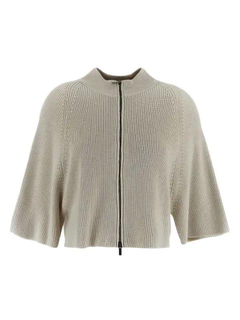 ribbed-knit cardigan by GENTRY PORTOFINO