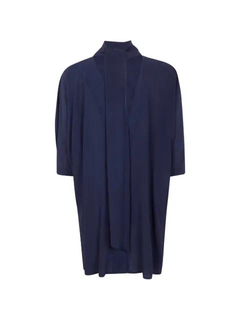 scarf-neck cardigan by GENTRY PORTOFINO