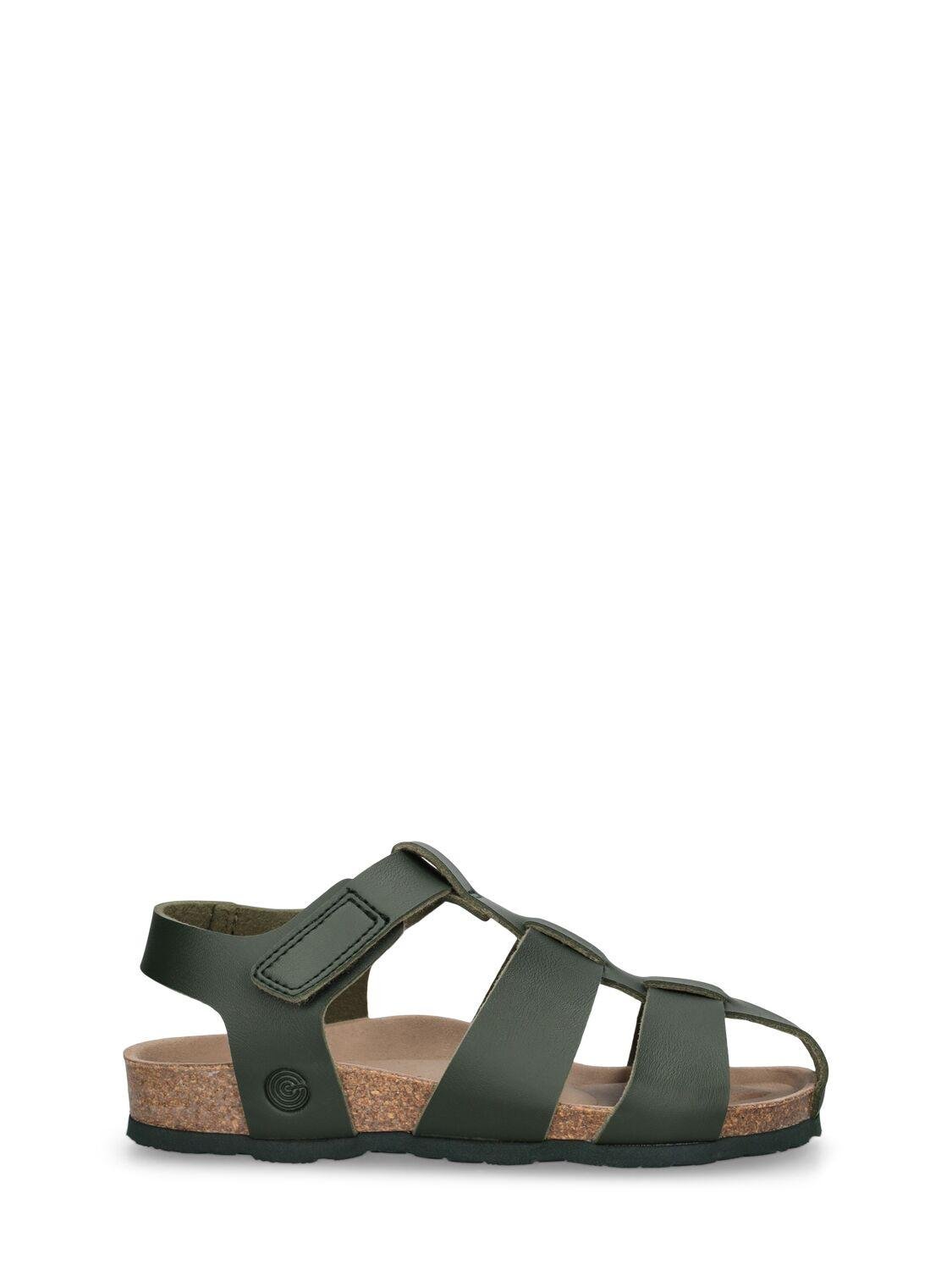 Vegan Faux Leather Sandals by GENUINS