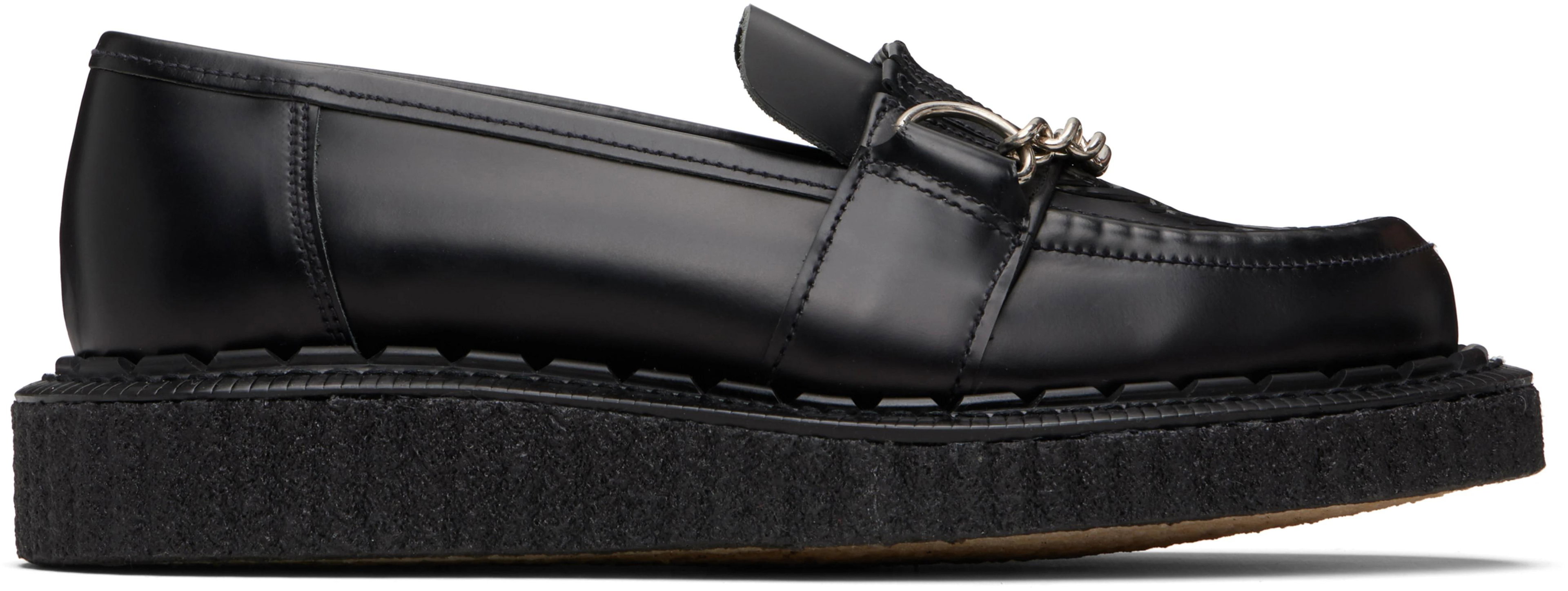 Black Buxton Loafers by GEORGE COX