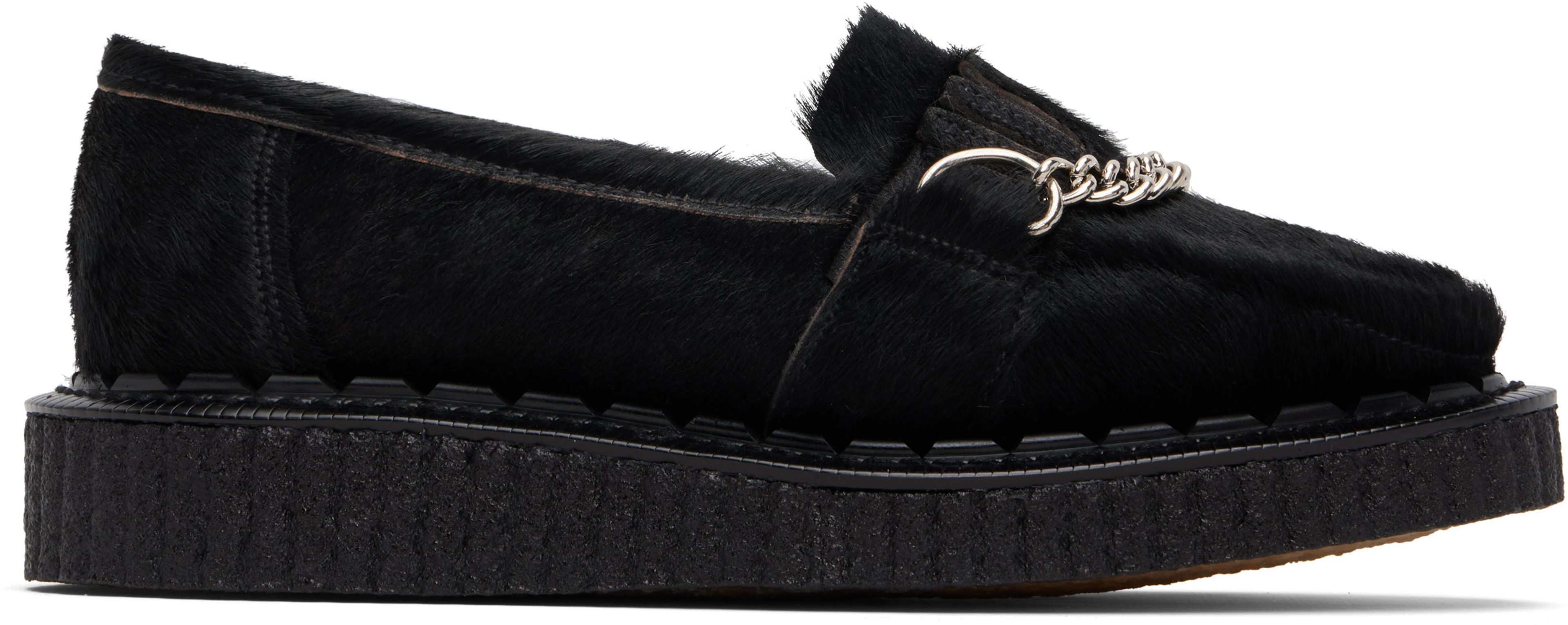 Black Buxton Loafers by GEORGE COX
