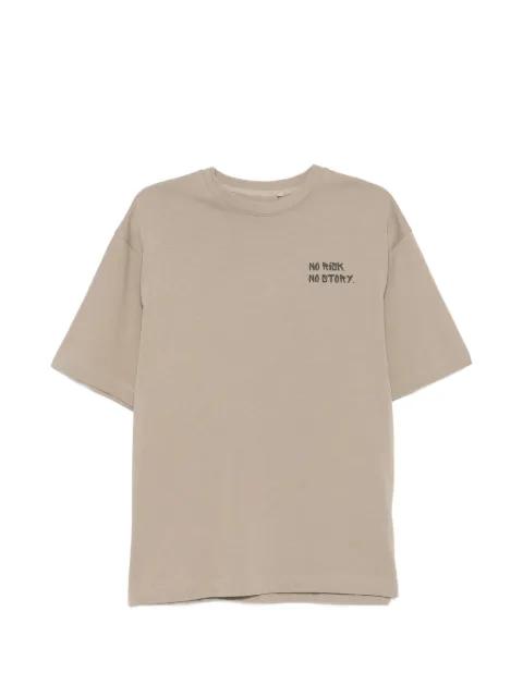 slogan-print drop-shoulder T-shirt by GEORGE.