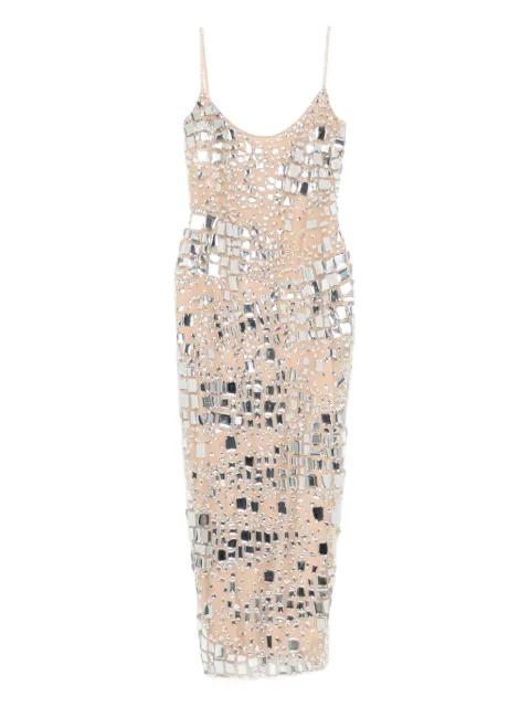 embellished midi dress by GEORGES HOBEIKA