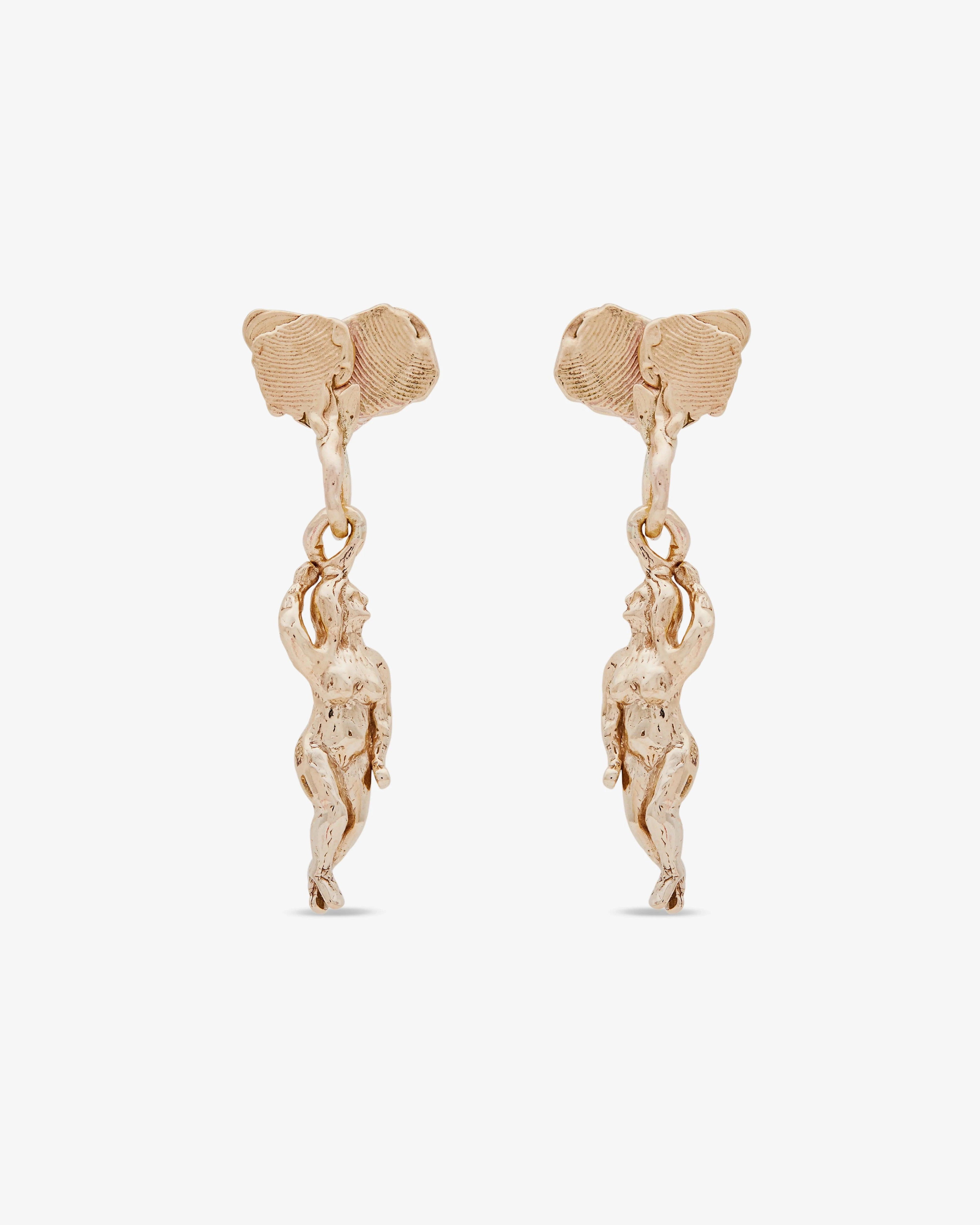 Georgia Kemball - Women's Sycamore Siren Earrings - (Gold) by GEORGIA KEMBALL