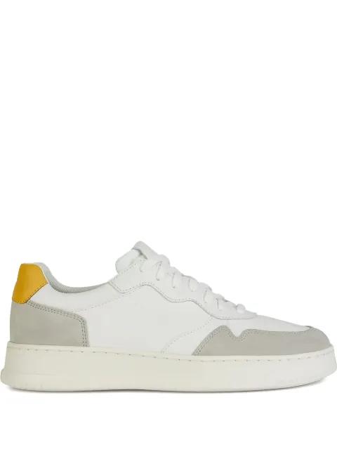 Arvier suede leather panel sneakers by GEOX